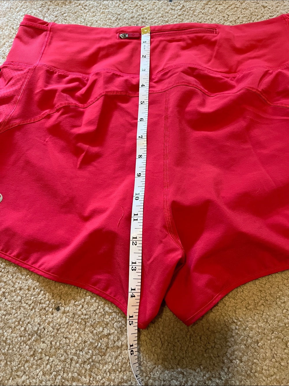 lululemon athletica Real Quick Perforated Running Shorts 3.5 inch, high rise - Picture 6 of 7